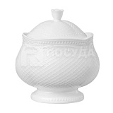 Сахарница с крышкой 180мл d8см h10,2см «Aristocrat White NOBLE» P.L.Proff Cuisine (кр1) фарфор