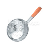 Половник «Китайский» перфорированный d24см нерж./ручка дерево короткая P.L.Proff Cuisine