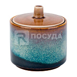 Сахарница с крышкой d8см h6,7-8,5см «Quintana Amber» Cosy&Trendy (кр1) керамика