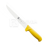 Нож L=15 см, обвалочный с желтой ручкой и широким лезвием, «POLY», ICEL