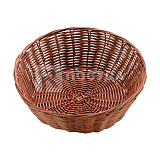 Корзина для хлеба d20см h7см круглая плетеная ротанг коричневая P.L.Proff Cuisine