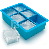 Форма 4,5x4,5 см, силиконовая, с 6 ячейками для льда, Cube «Bar Ware», P.L.Proff Cuisine