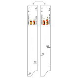 Линейка барная White Horse (375мл/500мл/750мл/1л), P.L.Proff Cuisine