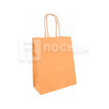 Пакет 18+8х21,5 см, бумажный, с ручками, натуральный цв., Garcia de Pou