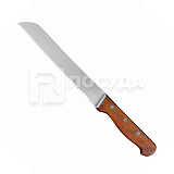 Нож L=20 см, нерж, для хлеба с дерев.ручкой, «Wood», P.L.Proff Cuisine