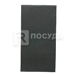 Салфетка 40х40 см, бумажная, 2сл, 1/8, чёрная ECOLABEL, «DOUBLE POINT», Garcia de Pou