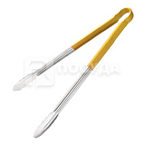 Щипцы L=30 см, нерж, для гриля, с желтой силиконовой ручкой, P.L.Proff Cuisine