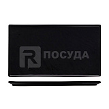 Блюдо прямоугольное 30x17см, цв.черный «Organic Black» P.L.Proff Cuisine (кр3) фарфор