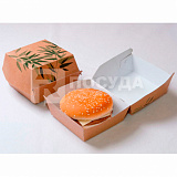 Коробка 14х12 см, Н=5 см, картонная, для бургера, «FEEL GREEN», Garcia de Pou