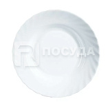 Тарелка глубокая 300 мл, D=22.5 см, H=3.5 см, стеклокерамика, цв.белый, «Trianon», Luminarc