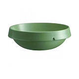 _Салатник 2,5л d25см h10см, цв. ярко-зеленый «Welcome» Emile Henry (кр4) керамика