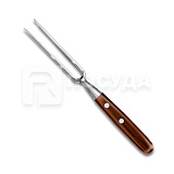 Вилка L=15 см, нерж, для мяса, с дерев.ручкой, «Rosewood», Victorinox