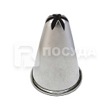 Насадка D=1,3 см, H=6,5 см, для кондитерского мешка, «Закрытая звезда», P.L.Proff Cuisine