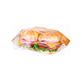 Пакет 9+5,5х18 см, бумажный, для сэндвича с окном, Garcia de Pou