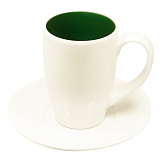 Кружка 360 мл, темно-зеленая «Samba», RAK Porcelain