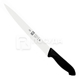 Нож L=25 см, для мяса с черной рукояткой и волнистым лезвием, «HORECA PRIME», ICEL