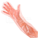 Перчатки прозрачные удлиненные (до локтя) 55см PELD Garcia de Pou