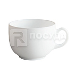 Чашка чайная 220мл d10.8см h6см, цв.белый «Evolution» Arcoroc (кр6) стеклокерамика