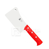 Нож L=18 см, для рубки 840гр с красной рукояткой, ICEL