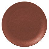 Тарелка D=29 см, круглая коричневая «NeoFusion Magma», RAK Porcelain