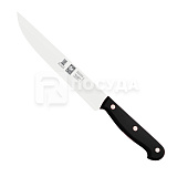Нож L=19 см, кухонный с черной рукояткой, «TECHNIK», ICEL