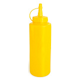 Бутылка 950 мл, D=8 см, H=26 см, для соуса, желтая, WAS