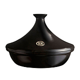 _Тажин II 2л d27см керамика, цв. темно-серый/графит «Flame» Emile Henry