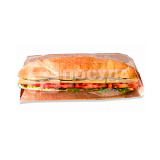 Пакет 9+6х23 см, бумажный, для сэндвича с окном, «PANORAMA», Garcia de Pou