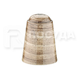 Солонка Н=7 см, серо-коричневая, «AURA Terrain», Bonna