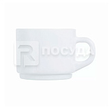 Чашка чайная 220мл d7.9см h6.5см, цв.белый, «Empilable» Arcoroc (кр6) стеклокерамика