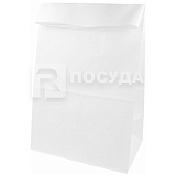 Пакет 25+15х43,5 см, бумажный, без ручек, для покупок, белый, Garcia de Pou