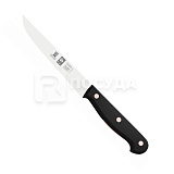 Нож L=15 см, обвалочный с черной рукояткой, «TECHNIK», ICEL