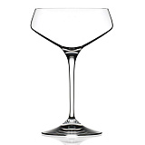 Шампанское-блюдце 330мл «Aria» RCR (d11,4см h17см кр6) Luxion хр. стекло