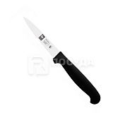 Нож L=12 см, для чистки овощей с черной рукояткой, «PRACTICA», ICEL