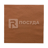 Cалфетка 39х39 см, бумажная, 2сл, цв.шоколад ECOLABEL 2 PLY, Garcia de Pou