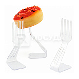 Вилка фуршетная на подставке 2,9x2,5см h7,1см пластик 24шт/уп P.L.Proff Cuisine
