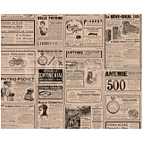 Бумага 31х38 см, упаковочная, натуральный цвет «Газета», «TIMES», Garcia de Pou