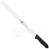 Нож L=36 см, кондитерский с черной рукояткой и волнистой кромкой, «HORECA PRIME», ICEL