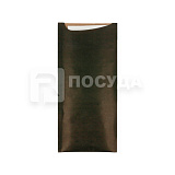 Конверт-салфетка 8,5х19,5 см, для столовых приборов, цв.черный, Garcia de Pou