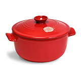 Кастрюля 2,5 л, D=22 см, H=15 см, красная, «Flame», Emile Henry