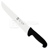 Нож L=26 см, для мяса с черной рукояткой, «SAFE», ICEL