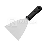 Скребок 12x11,5 см, с пластиковой черной ручкой, P.L.Proff Cuisine