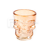 Стопка 50мл «Череп», цв.янтарный «Skull - Bar Ware» P.L.Proff Cuisine (d5см h6см кр1)