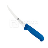 Нож L=15 см, обвалочный с синей ручкой и гибким лезвием, «SAFE», ICEL