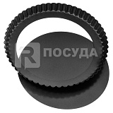Форма D=28 cм, H=3 см, для выпечки, с рифленым краем и съемным дном, P.L.Proff Cuisine