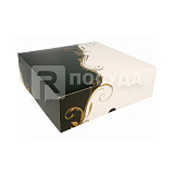 Коробка 23х23 см, Н=7,5 см, для торта, белая, Garcia de Pou