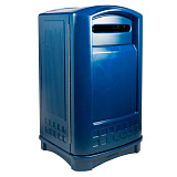 Контейнер 87 л, квадратный со знаком переработки, цв.синий, «Untouchable», Rubbermaid