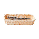 Хлебница 27x10 см, Н=5 см, плетеная ротанг, бежевая, P.L.Proff Cuisine
