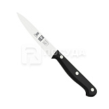 Нож L=10 см, для чистки овощей с черной рукояткой, «TECHNIK», ICEL