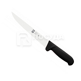 Нож L=13 см, обвалочный с черной ручкой и широким лезвием, «SAFE», ICEL
